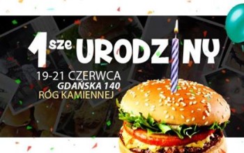 1 Urodziny Burger Strefy 19 Czerwca